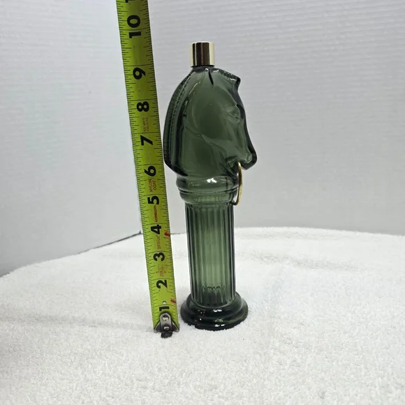 Men's Avon Green Pony Post Decanter After Shave Lotion One Size empty - Picture 6 of 6